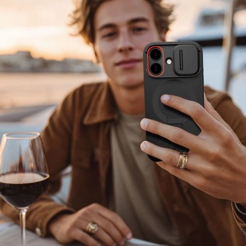 Etui Ochronne do iPhone 17 Tech-Protect Kevlar Aura MagSafe Black