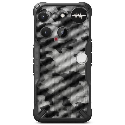 Etui Ringke Fusion X Camo Black do Nothing Phone 3, pancerne