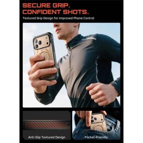 Etui Supcase UB Grip Pro Mag MagSafe do iPhone 17 Pro Desert Gold