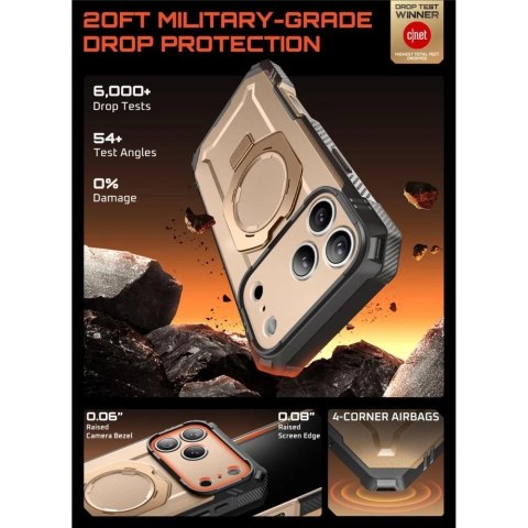 Etui Supcase UB Grip Pro Mag MagSafe do iPhone 17 Pro Desert Gold