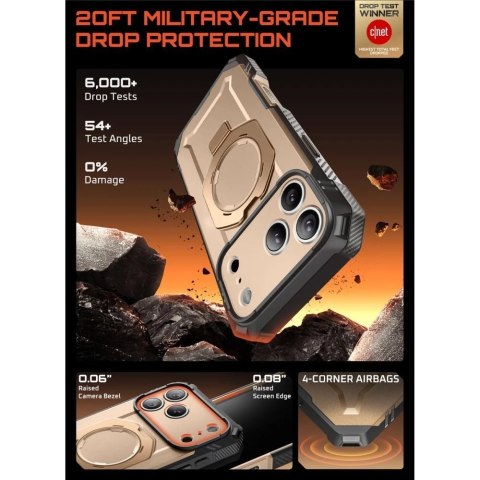 Etui Supcase UB Grip Pro Mag MagSafe do iPhone 17 Pro Max, Desert Gold