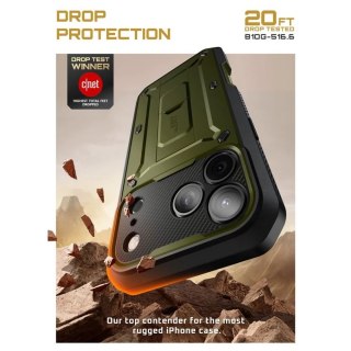 Etui Supcase UB Pro do iPhone 17 Pro Goldan Pancerne z Klipsem