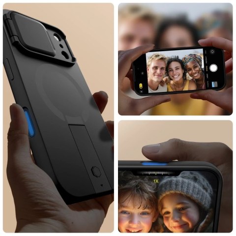 Etui Tech-Protect Kevlar Aura MagSafe do iPhone 17 Pro Max, czarne