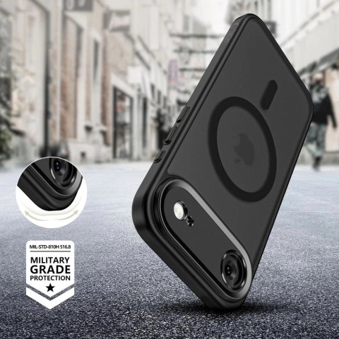 Etui Tech-Protect MagCam MagSafe do iPhone 17 Air, czarny mat