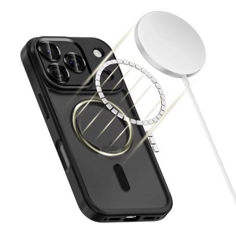 Etui Tech-Protect MagCam MagSafe do iPhone 17 Pro Max, czarny mat
