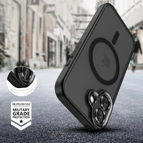 Etui Tech-Protect MagCam MagSafe do iPhone 17, czarny mat