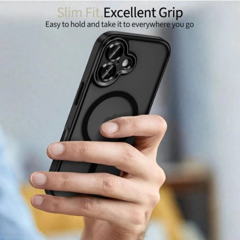 Etui Tech-Protect MagCam MagSafe do iPhone 17, czarny mat
