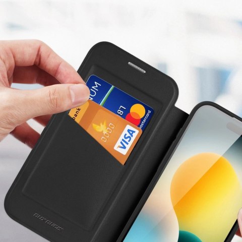 Etui do iPhone 17 Air Dux Ducis Skin X Pro Portfel MagSafe Czarne