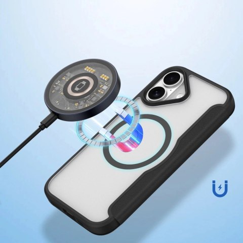 Etui do iPhone 17 Dux Ducis Skin X Pro Portfel MagSafe Czarny