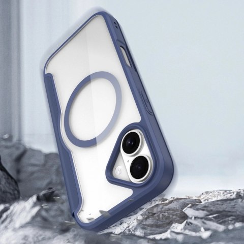 Etui do iPhone 17 Dux Ducis Skin X Pro Portfel MagSafe Niebieskie