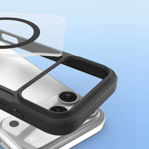 Etui do iPhone 17 Pro Dux Ducis Skin X Pro Portfel MagSafe Czarny