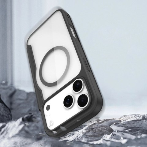 Etui do iPhone 17 Pro Dux Ducis Skin X Pro Portfel MagSafe Czarny