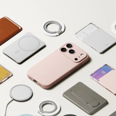 Etui do iPhone 17 Pro Max Ringke Silicone Magnetic MagSafe Różowe