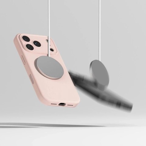 Etui do iPhone 17 Pro Max Ringke Silicone Magnetic MagSafe Różowe
