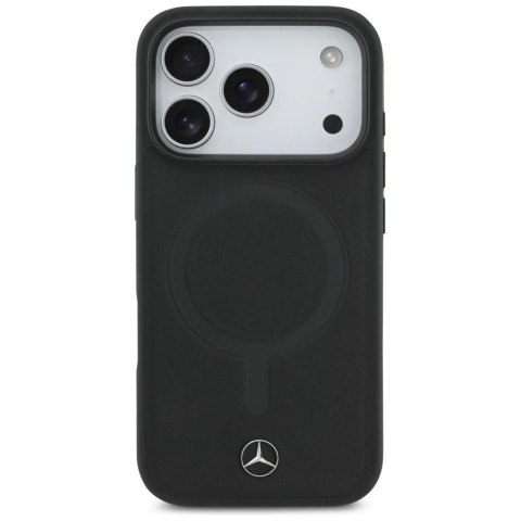 Etui do iPhone 17 Pro Mercedes-Benz Smooth Leather MagSafe Black