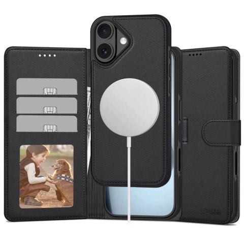 Etui do iPhone 17 Tech-Protect Wallet MagSafe Czarny Mat