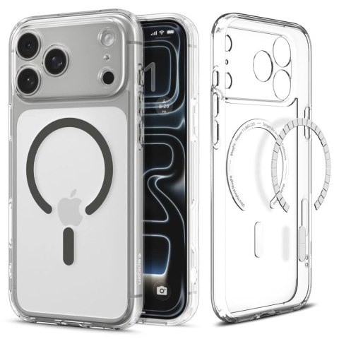 Etui Ochronne do iPhone 17 Pro Max Spigen Ultra Hybrid Mag MagSafe Clear/Graphite