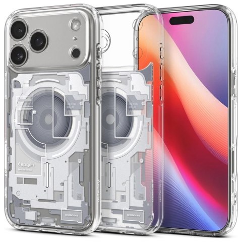 Etui Ochronne do iPhone 17 Pro Spigen Ultra Hybrid Mag MagSafe Zero One Biały