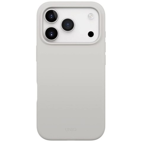 Etui Ochronne do iPhone 17 Pro UNIQ Lino Magclick Light Grey