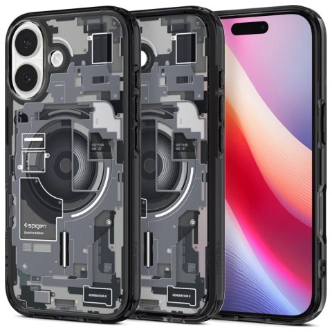 Etui Ochronne do iPhone 17 Spigen Ultra Hybrid Mag MagSafe Zero One Czarny