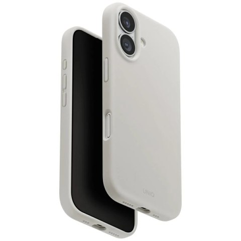 Etui Ochronne do iPhone 17 UNIQ Lino Magclick Light Grey