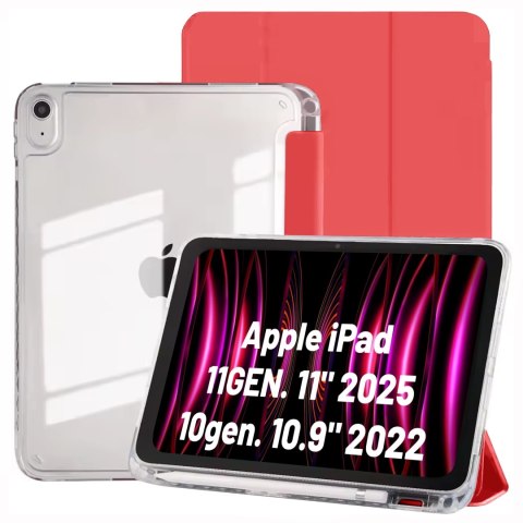 Etui do Apple iPad 11gen. 11" 2025 / 10gen. 10.9" 2022 - hybrydowa ochrona z miejscem na rysik, składana okładka z funkcją podst