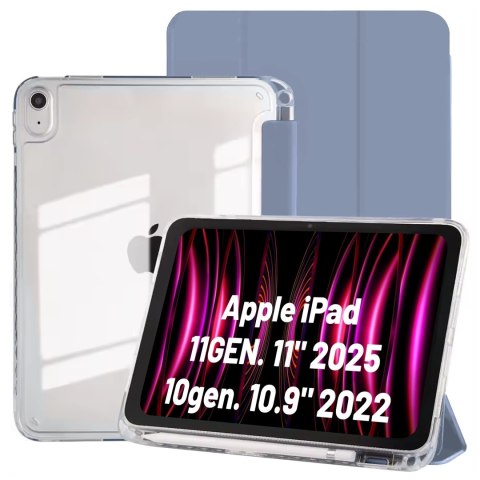 Etui do Apple iPad 11gen. 11" 2025 / 10gen. 10.9" 2022 - hybrydowa ochrona z miejscem na rysik, składana okładka z funkcją podst
