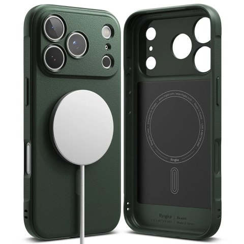 Etui do iPhone 17 Pro Ringke Onyx Magnetic MagSafe Dark Green