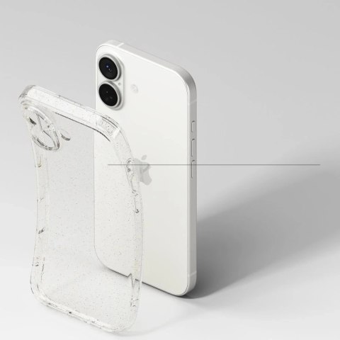 Etui do iPhone 17 Ringke Air Glitter Clear Przezroczyste