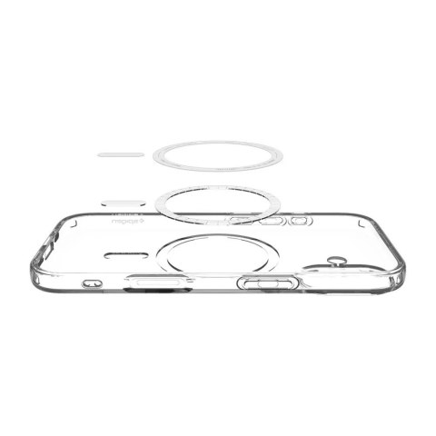 Etui do iPhone 17 Spigen Liquid Crystal Mag MagSafe Clear/White