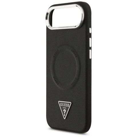 Etui Guess Triangle Logo MagSafe na iPhone 17 Air - Czarne