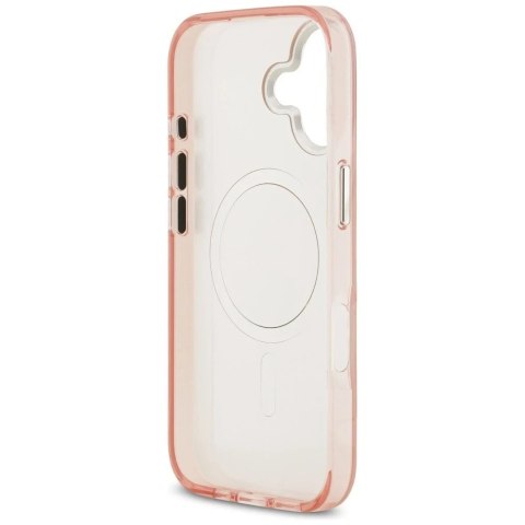 Etui Ochronne do iPhone 17 Karl Lagerfeld IML Aquarelle Choupette MagSafe Różowy