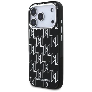 Etui Ochronne do iPhone 17 Pro Karl Lagerfeld IML KL Monogram MagSafe Czarny