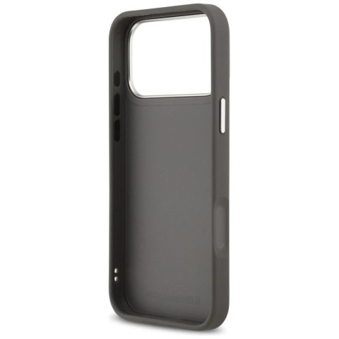 Etui Ochronne do iPhone 17 Pro Max Karl Lagerfeld FW Grained K&C Pins MagSafe Szary