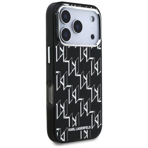 Etui Ochronne do iPhone 17 Pro Max Karl Lagerfeld IML KL Monogram MagSafe Czarny