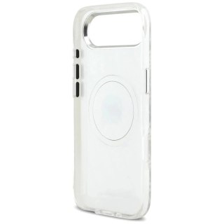 Etui Ochronne do iPhone Air Karl Lagerfeld IML Head Logo MagSafe Szary