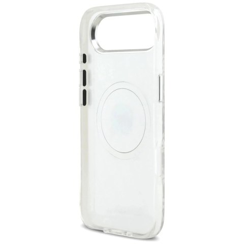 Etui Ochronne do iPhone Air Karl Lagerfeld IML Head Logo MagSafe Szary