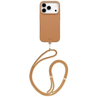 Etui UNIQ Coehl Mirelle do iPhone 17 Pro Magnetic Charging Brązowy