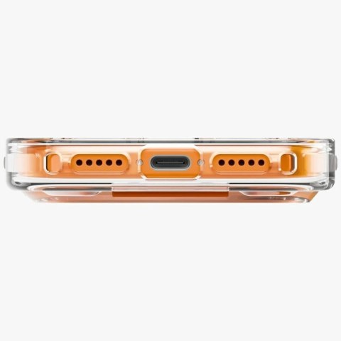 Etui UNIQ Heldro Air do iPhone 17 Pro MagClick Charging Pomarańczowy