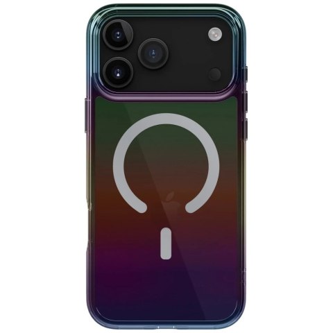 Etui UNIQ Iridescia do iPhone 17 Pro Max MagClick Charging Midnight Quartz