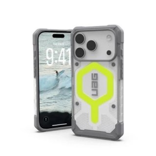 Etui do iPhone 17 Pro UAG Pathfinder Clear MagSafe Szaro-Neonowe