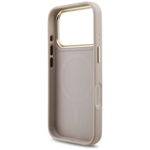 Etui Guess 4G Stripe MagSafe do iPhone 17 Pro Różowy