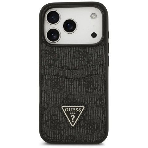 Etui Guess do iPhone 17 Pro 4G Double Card Triangle Black