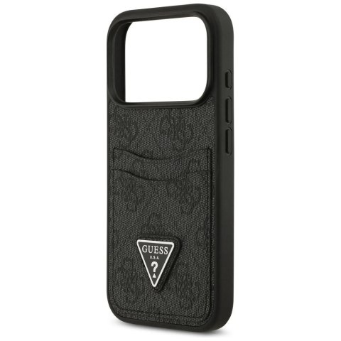 Etui Guess do iPhone 17 Pro 4G Double Card Triangle Black