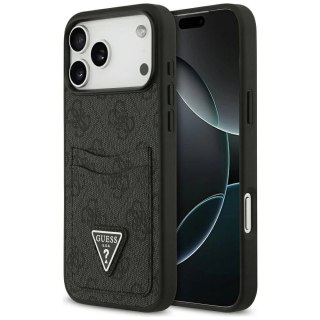 Etui Guess do iPhone 17 Pro Max 4G Double Card Triangle Black