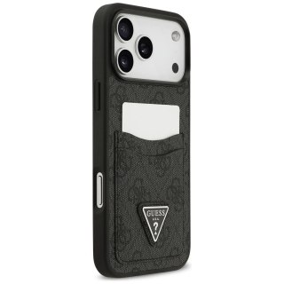 Etui Guess do iPhone 17 Pro Max 4G Double Card Triangle Black