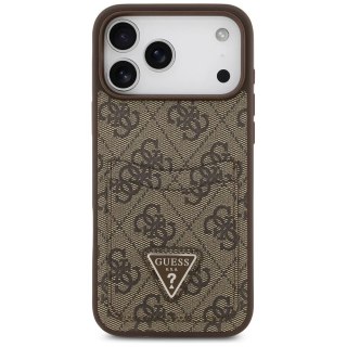 Etui Guess do iPhone 17 Pro Max 4G Double Card Triangle Gold