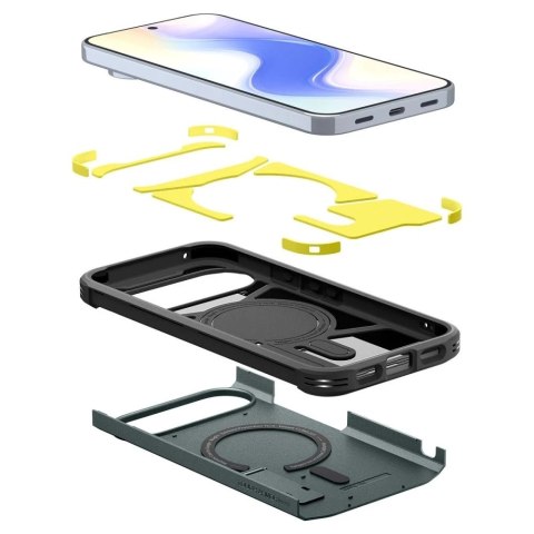 Etui Ochronne do Google Pixel 10 Pro XL Spigen Tough Armor Mag MagSafe Abyss Green