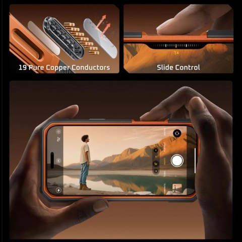 Etui Ochronne do iPhone 17 Pro Max Supcase UB Grip Pro Mag MagSafe Coral