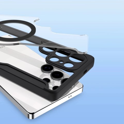 Etui Portfelowe do Samsung Galaxy S25 Ultra Dux Ducis Skin X Pro Czarne